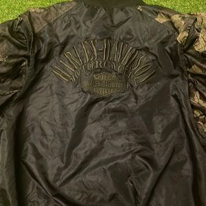 Camouflage Harley Davidson Bomber
